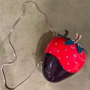 Kate spade Creme de la Creme Dipped Strawberry Clutch
